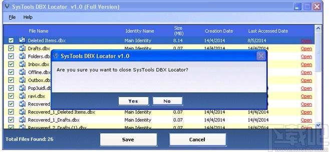 SysTools DBX Locator下载,DBX文件查找工具,文件管理,文件搜索